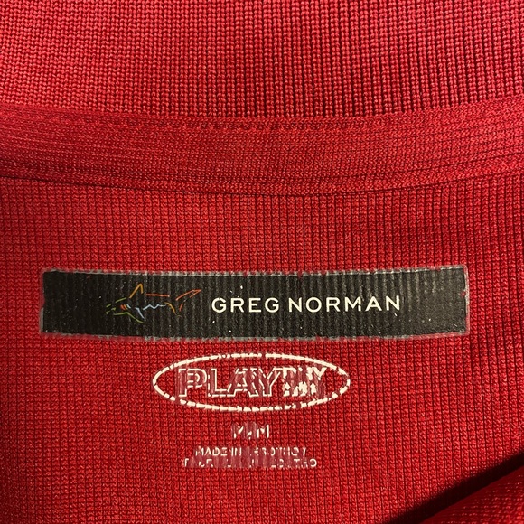 Greg Norman PlayDry Short Sleeve Golf Shirt Men’s Medium - Picture 3 of 3